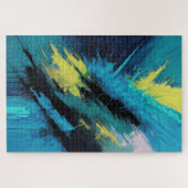 Abstract Organisch Schilderen Legpuzzel (Horizontaal)