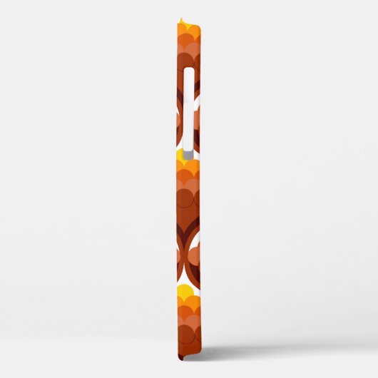 abstract organisch vormend versieringspatroon Case-Mate iPhone case (Achterkant / Links)