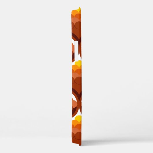 abstract organisch vormend versieringspatroon Case-Mate iPhone case (Achterkant / Rechts)