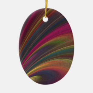 Abstract Ornament fractale regenboog