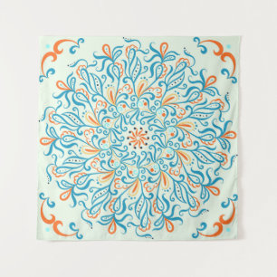Abstract Ornament Keramische Tegel Patroon Wandkleed