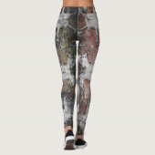 Abstract oud  roosterdek leggings (Achterkant)
