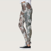Abstract oud  roosterdek leggings (Links)