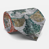 Abstract oud  roosterdek stropdas (Opgerold)