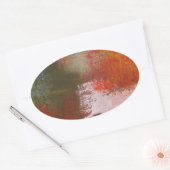 Abstract Ovale Sticker (Envelop)