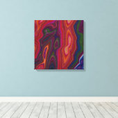 Abstract Overload Canvas Afdruk (Insitu (Houten vloer))