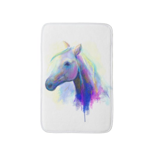 Abstract paard Bath Mat (Voorkant Verticaal)