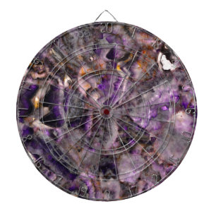 Abstract paars amethyst kwarts marmer graniet dartbord