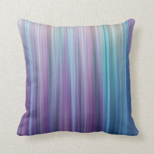 Abstract Paars en Blauwgroen loopvlakpatroon Kussen