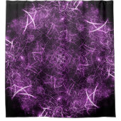 Abstract Paars Fractal_Shower Gordijn (Voorkant)