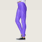 Abstract Paars golfpatroon Leggings (Links)