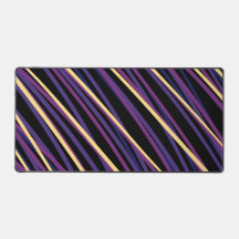 Abstract Paars & Goud Diagonale Golven Bureaumat