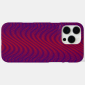 Abstract paars & rood psychedelische strepen Tripp Case-Mate iPhone Case (Achterkant (horizontaal))
