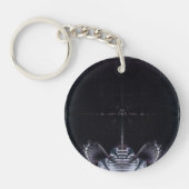 Abstract Paars Sleutelhanger (Voorkant)