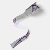Abstract Paarse Lint (Achterkant)