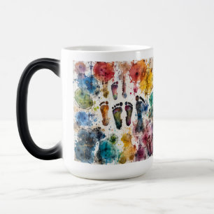 Abstract Paint Feed draait helemaal om kleur Magische Mok