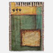 Abstract Painting with Piano Keys Deken (Voorkant Verticaal)