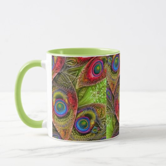 Abstract paisley Mug Mok (Links)