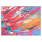 Abstract palet acryl kunstwerk | Tafelkleed (Voorkant (Horizontaal))