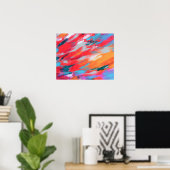 Abstract palet acrylwerk | POSTER (Thuiskantoor)