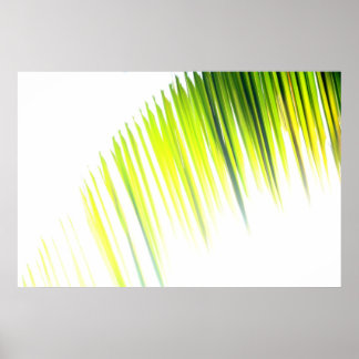 Abstract palm (poster) poster