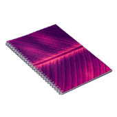 Abstract palmblad: getinte ader notitieboek (Rechterzijde)