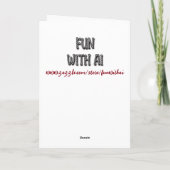 Abstract papier Mache Hearts Valentijnsdag Kaart (Achterkant)