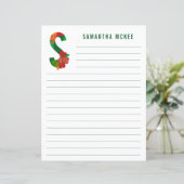 Abstract papier met flessenalfabet (Staand voorkant)