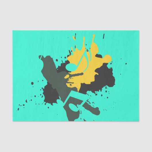 Abstract papier voor muzieknoten (Voorkant)