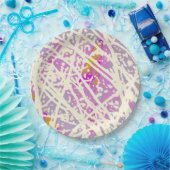 Abstract Papieren Bordje (Feest)