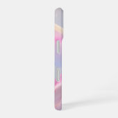 Abstract Pastel Fabric Flow iPhone 16 Hoesje (Rechterkant)