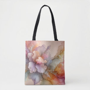 Abstract Pastel Lila Bloemenkleuren Wolken Landsch Draagtas