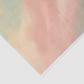 Abstract pastel roze groen geel tissuepapier (Detail)