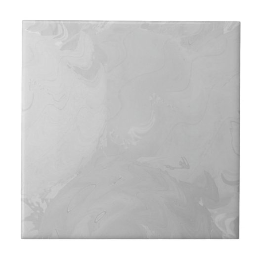 Abstract Pastel Swirl Gray Tegeltje (Voorkant)