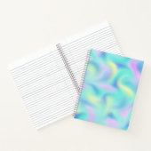 Abstract  Pastel Swirls Pattern Notitieboek (Binnen)