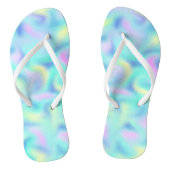 Abstract  Pastel Swirls Pattern Teenslippers (Voetbed)