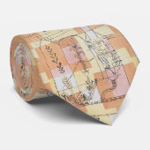 Abstract Pastel – Zachte Uitdrukking Stropdas (Opgerold)