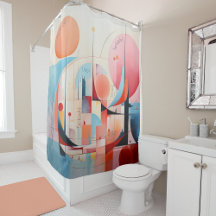Abstract, pastelkleur, glanzend, plons, plons