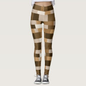 Abstract Patchwork Patroon 080823 - v1 Leggings (Voorkant)