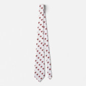 Abstract Patriotic Fractal Stars Necktie Stropdas (Voorkant)