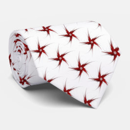 Abstract Patriotic Fractal Stars Necktie Stropdas