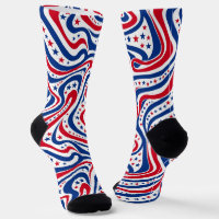 Abstract patriottisch patroon