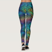 Abstract patroon 01 leggings (Achterkant)