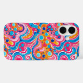 Abstract patroon 1194 met vloeiende kunst - Iphone Case-Mate iPhone Case (Achterkant (horizontaal))