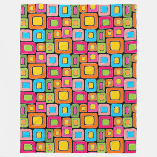 Abstract patroon 140621 fleece deken