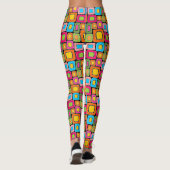 Abstract patroon 140621 leggings (Achterkant)