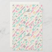 Abstract patroon 3 briefpapier (Voorkant / Achterkant)