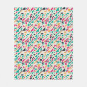 Abstract patroon 3 fleece deken (Voorkant)