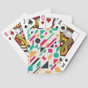 Abstract patroon 3 pokerkaarten