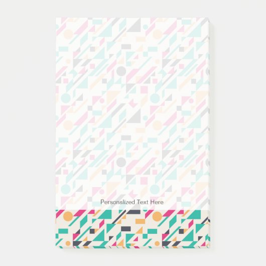 Abstract patroon 3 post-it® notes (Voorkant)